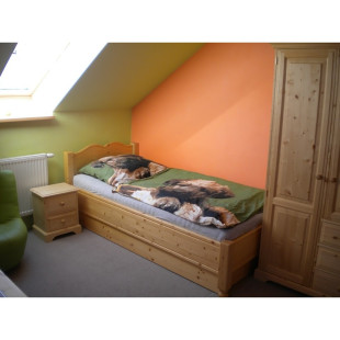 Dřevěná postel Kamila 00610 UNIS-N - 2