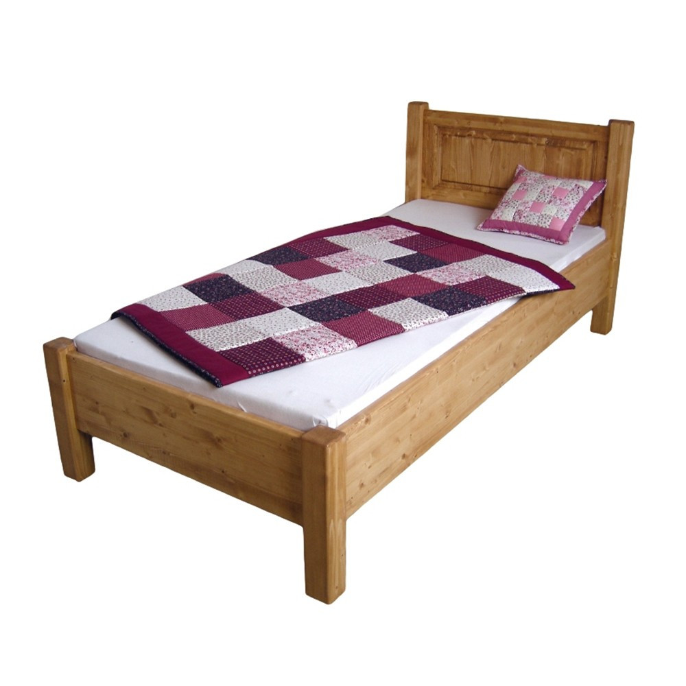 Dřevěná postel Laura masiv 00612 UNIS-N - 1