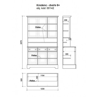 Kredenc 00142 UNIS-N - 3