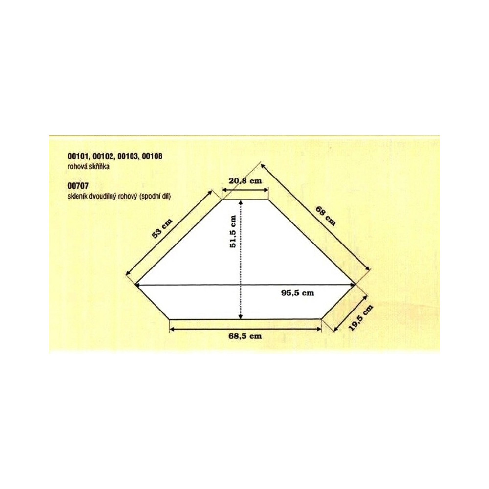 Stolek televizní 00103 UNIS-N - 3