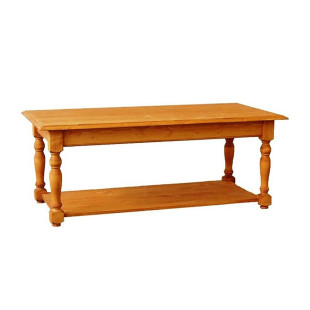 Konferenční stolek, který je až překvapivě pevný můžete nyní zakoupit na našem e-shopu. Stolek je ošetřen přírodními vosky. Jedná se tudíž o zcela přírodní produkt