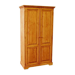 Skříň masiv je poctivá šatní skříň ze 100% dřeva. Nejsou zde použity žádné náhražky pravého dřeva