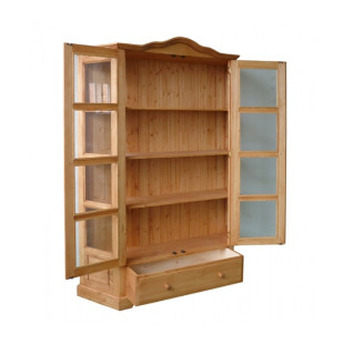 Vitrína - dvojitá masiv 00702 UNIS-N - 1