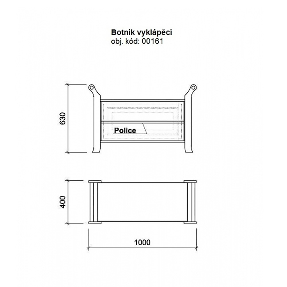 Botník výklopný 00161 UNIS-N - 3