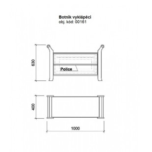 Botník výklopný 00161 UNIS-N - 3